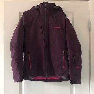 Patagonia women’s down insulated ski jacket
